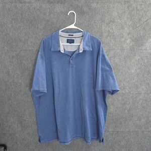 Fairlane Performance Pique Polo Shirt Mens XXXL Blue Short Sleeve Performance